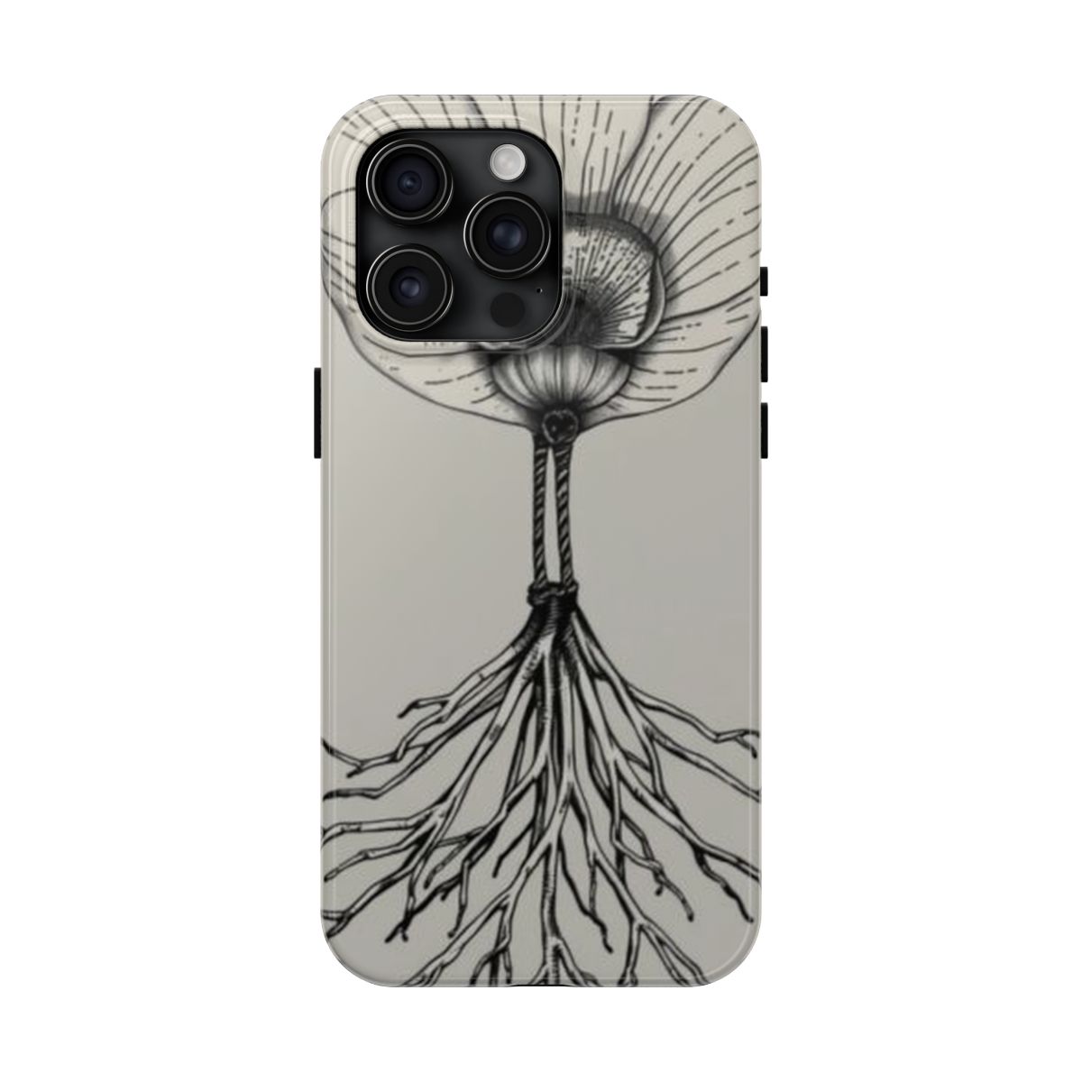 Glacier Lily alpine bloom phone case, shown on iPhone 15 Pro Max