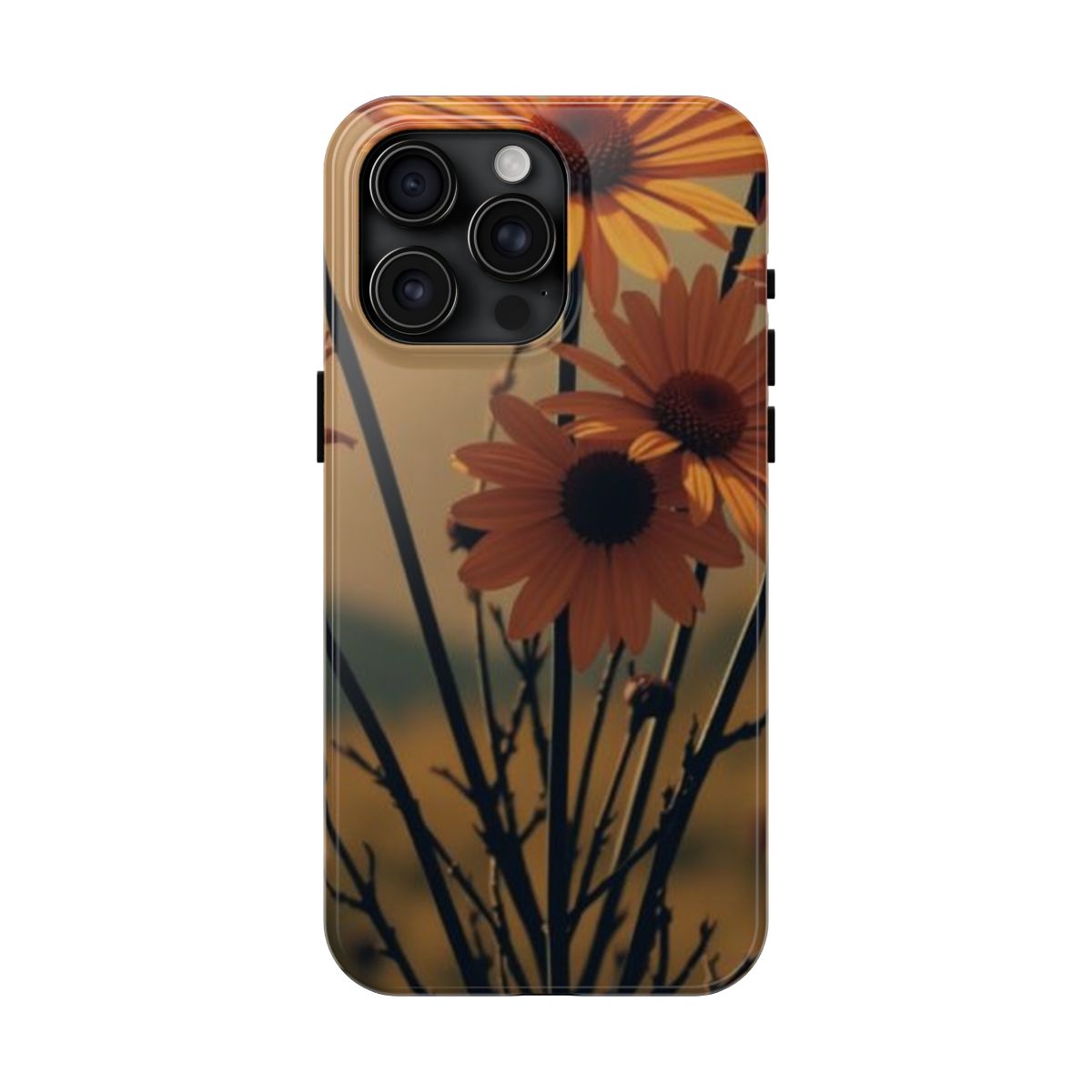 Wildflower Crest alpine bloom phone case, shown on iPhone 15 Pro Max