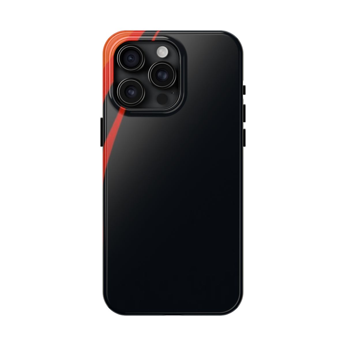 Flicker Trail campfire ember phone case, shown on iPhone 15 Pro Max