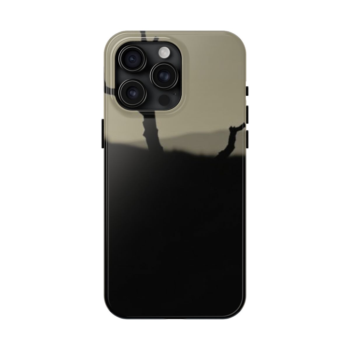 Bristlecone Sentinel pine ridge phone case, shown on iPhone 15 Pro Max