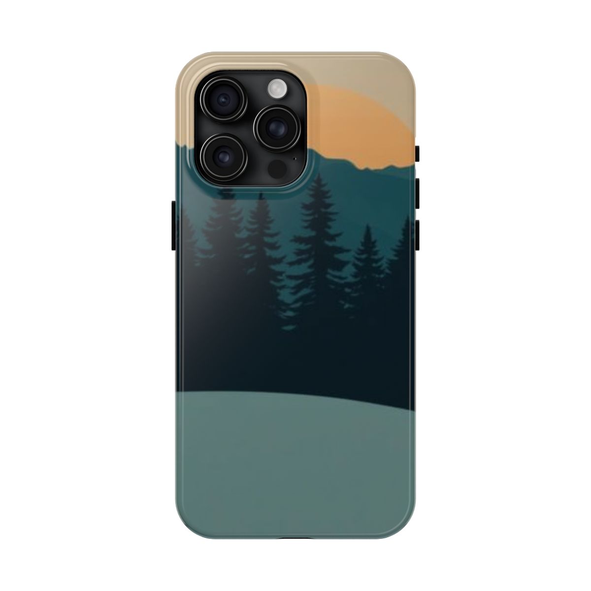 Timberline Edge pine ridge phone case, shown on iPhone 15 Pro Max