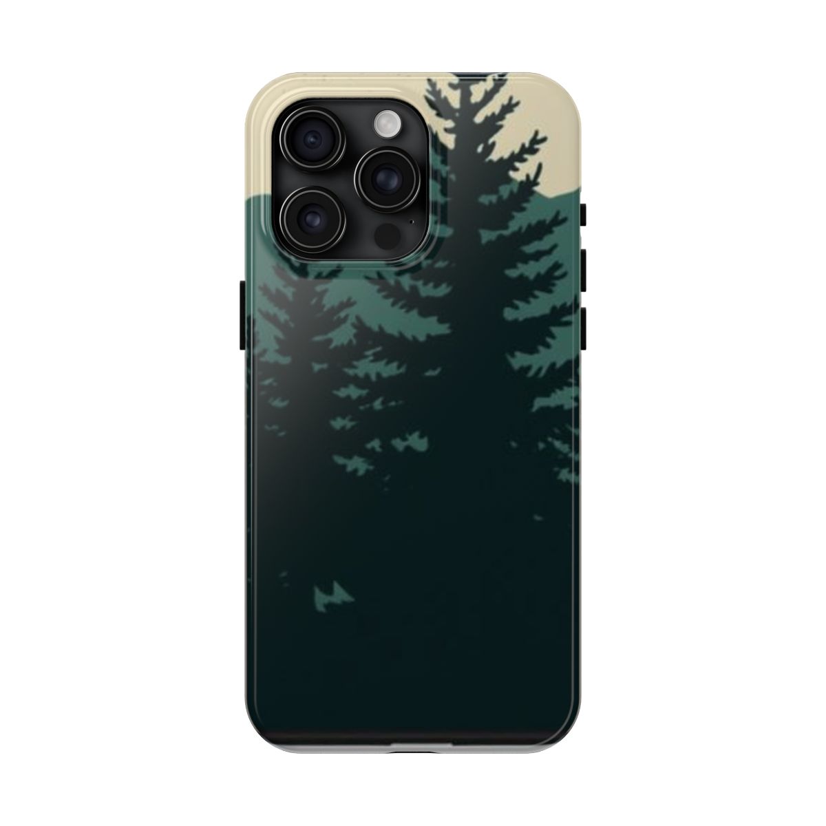 Timberline Needles pine ridge phone case, shown on iPhone 15 Pro Max