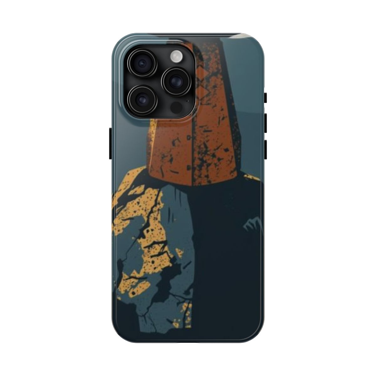 Peak Surveyor summit marker phone case, shown on iPhone 15 Pro Max